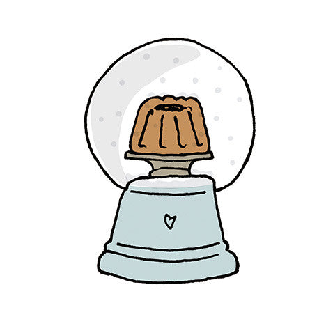 Temporary Tattoo - Guglhupf Snow Globe