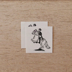 Temporary Tattoo - Spanish Riding Robin Hood