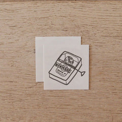 Temporary Tattoo - Kissing Sardines